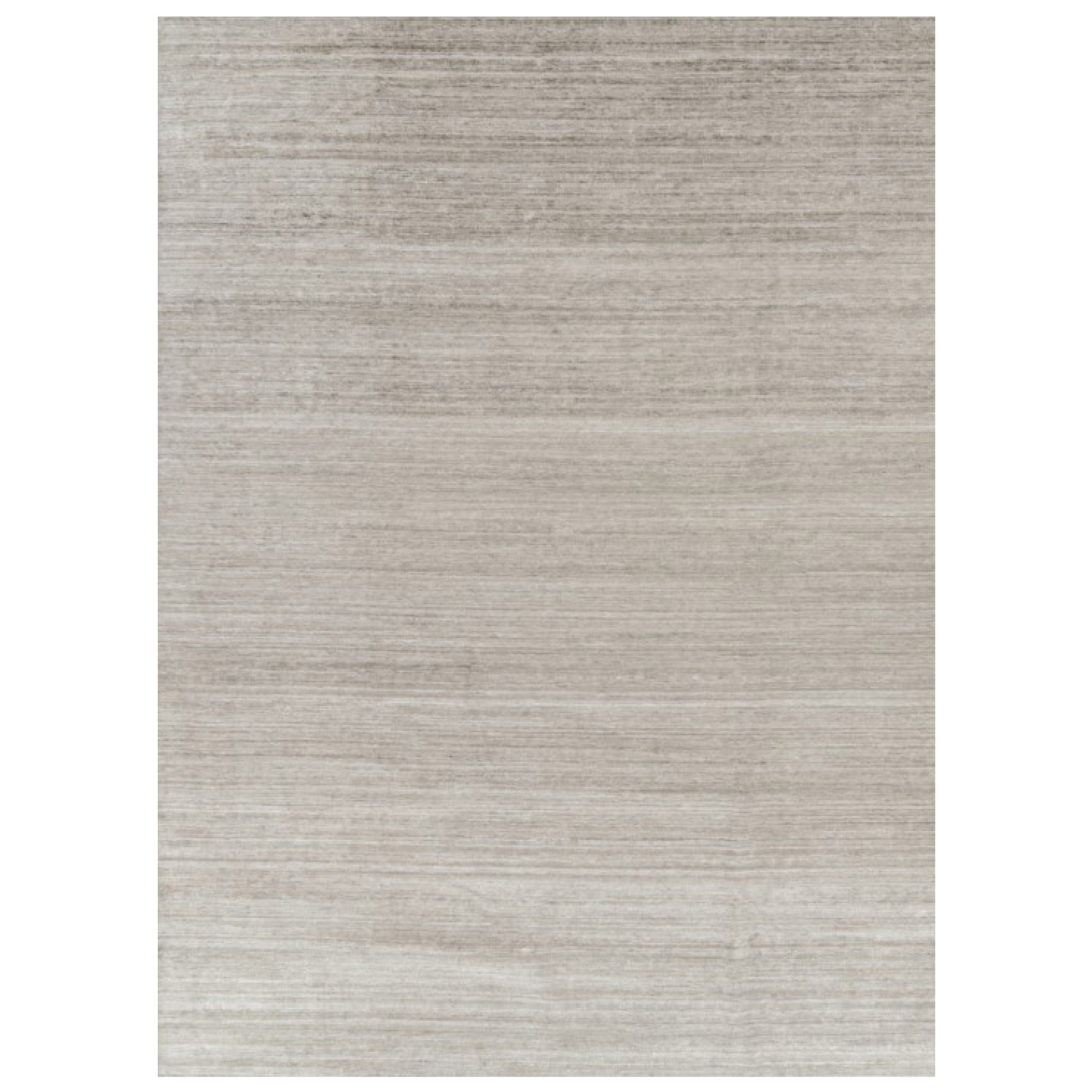 Tapis texturé surdimensionné de Rug & Kilim dans les tons beige et taupe Striae