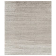 Tapis texturé surdimensionné de Rug & Kilim dans les tons beige et taupe Striae
