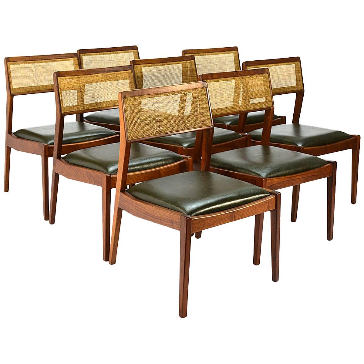 Set of Eight Jens Risom 'Playboy' Dining Chairs