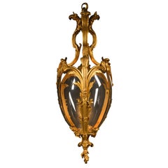 A Louis XV Style Gilt-Bronze Rococo Lantern