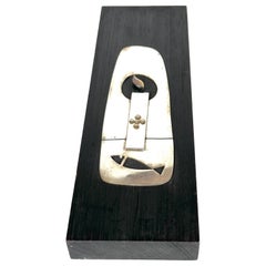Targa da parete Emaus Talleres Monasticos in argento, ottone e Wood