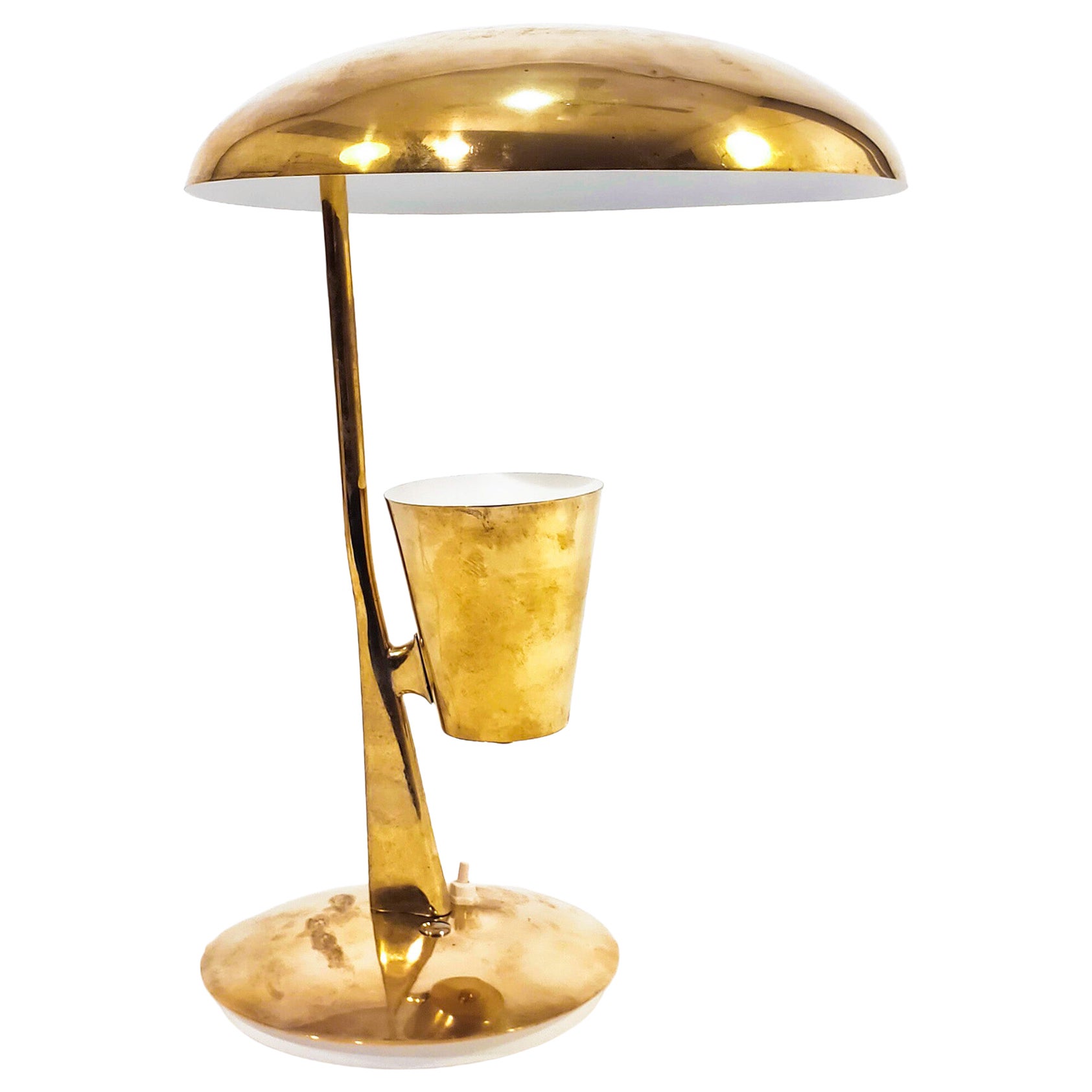 Lampada da tavolo unica nello stile di Oscar Torlasco, Italia, anni '50 in vendita