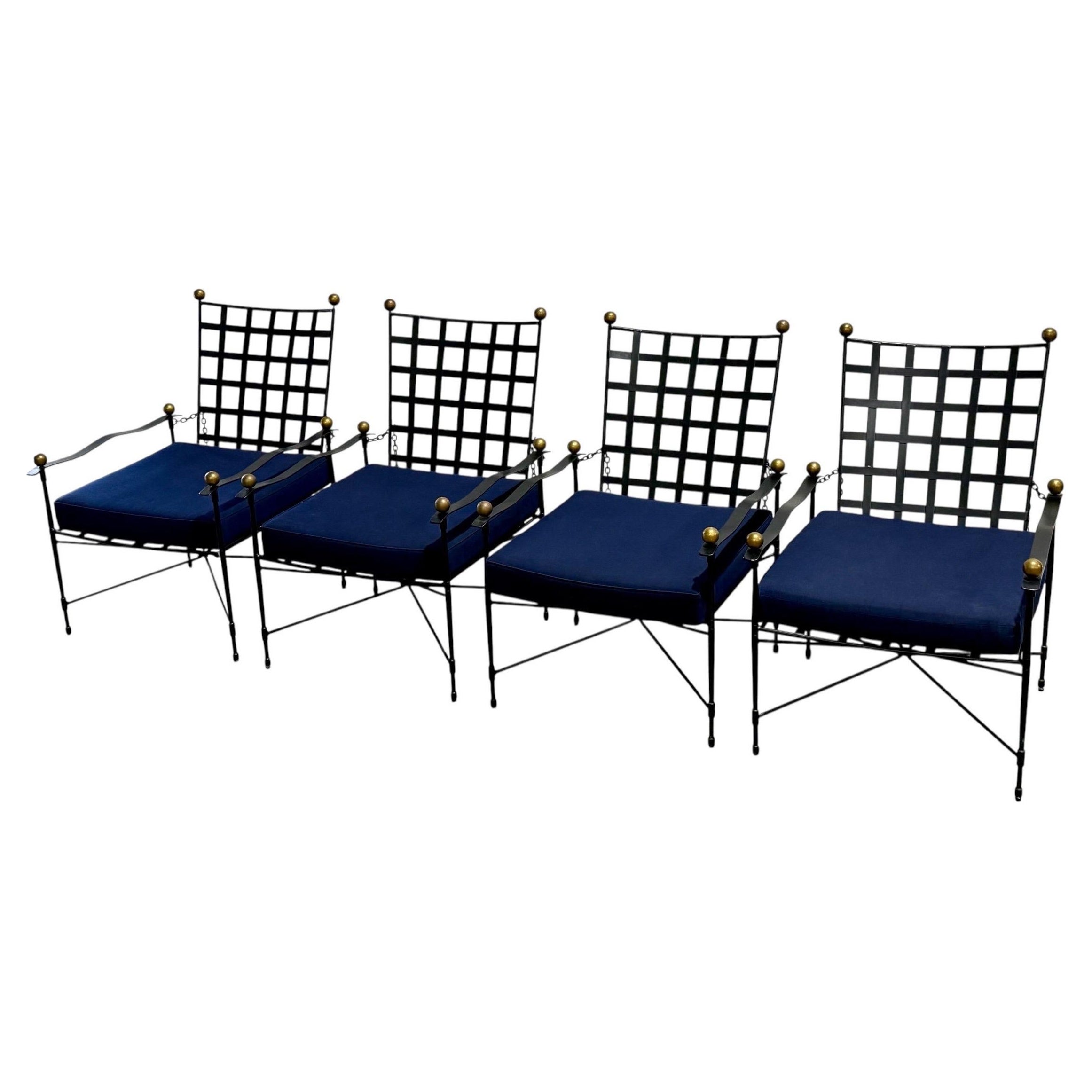 Vintage Janus et Cie Amalfi Lounge Chairs - after Mario Papperzini for Salterini For Sale