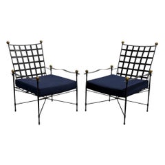 Vintage PAIR Janus et Cie Amalfi Lounge Chairs - after Mario Papperzini