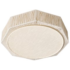 Swedish Designer, Flush Mount, Fabric, Sweden, 1970s