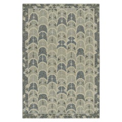 Rug & Kilim: Kilim in stile scandinavo con motivi geometrici grigi e blu