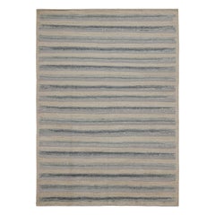 Rug & Kilim: Tappeto in stile scandinavo a strisce beige e blu