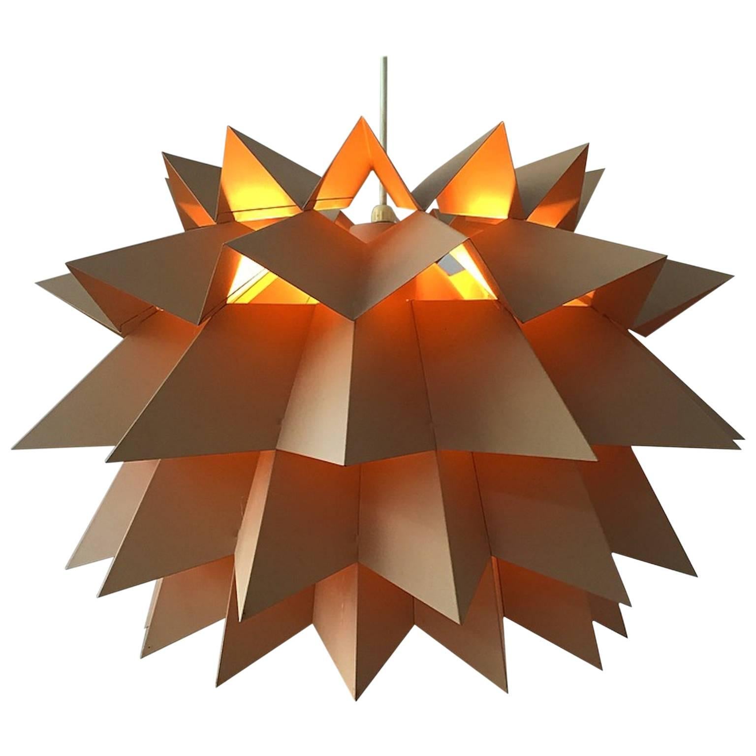 Danish Nordisk Solar "Star Light" Pendant by Anton Fogh Holm and Alfred Andersen