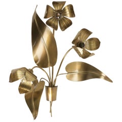 Large Sconce Bouquet of Flowers, Maison FlorArt, 1960