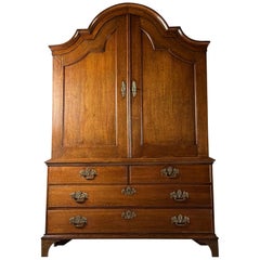 Dutch Oak 18th Century Louis Quinze Cabinet