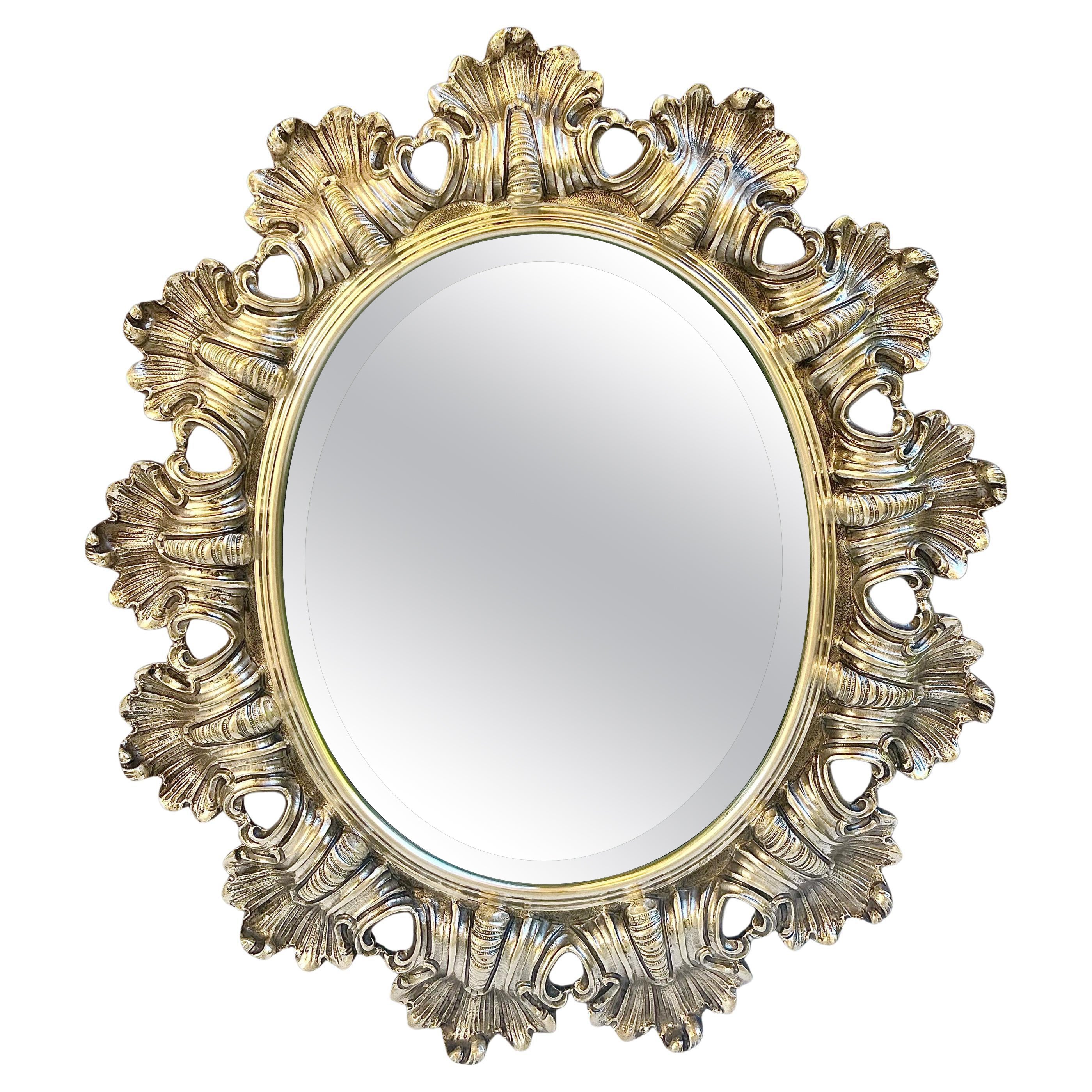 An important large Italian sterling silver picture frame by Buccellati, 20th c. For Sale