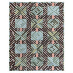 Tappeto geometrico moderno svedese Greene & Greene
