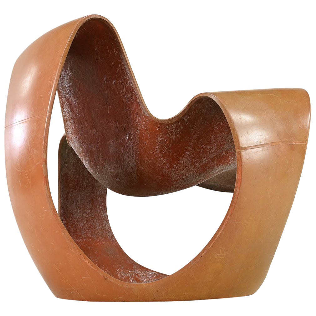 Danielle Quarante, Silla Albatros Para Aerotransportados, Fibra de vidrio, Resina Francia C.1965