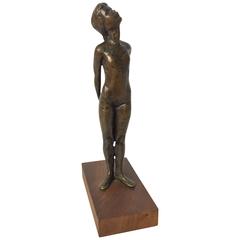 1960s Ballerina Bronze Sculpture