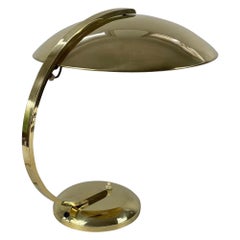 Lampada da tavolo in ottone Bauhaus GLEIBO di Hillebrand, Germania anni '30