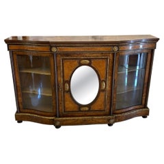 Hervorragende Qualität Antik Victorian Burr Walnuss Ormolu montiert Credenza