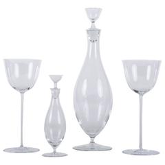 Fantastic Set of Josef Hoffmann Glasses from the Patrician Series for Lobmeyr