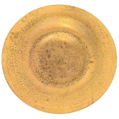 Tiffany Studios New York Bronze Doré Plate or Shallow Bowl