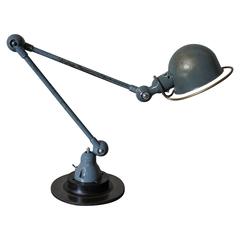 Industrial Articulated Grey Desk Lamp from Jieldé, 1950s 10