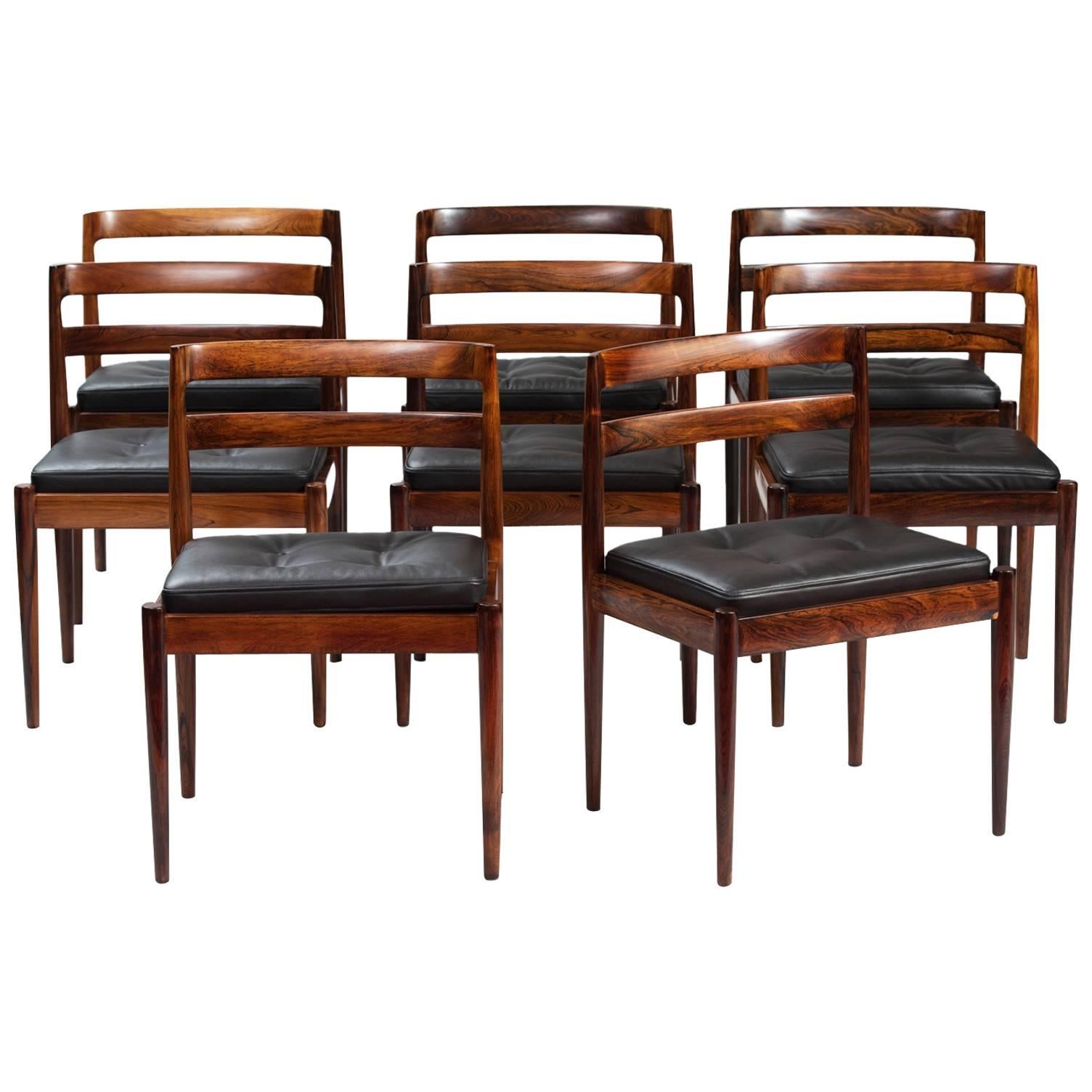 Set of Eight “301 Universe” Dining Chairs