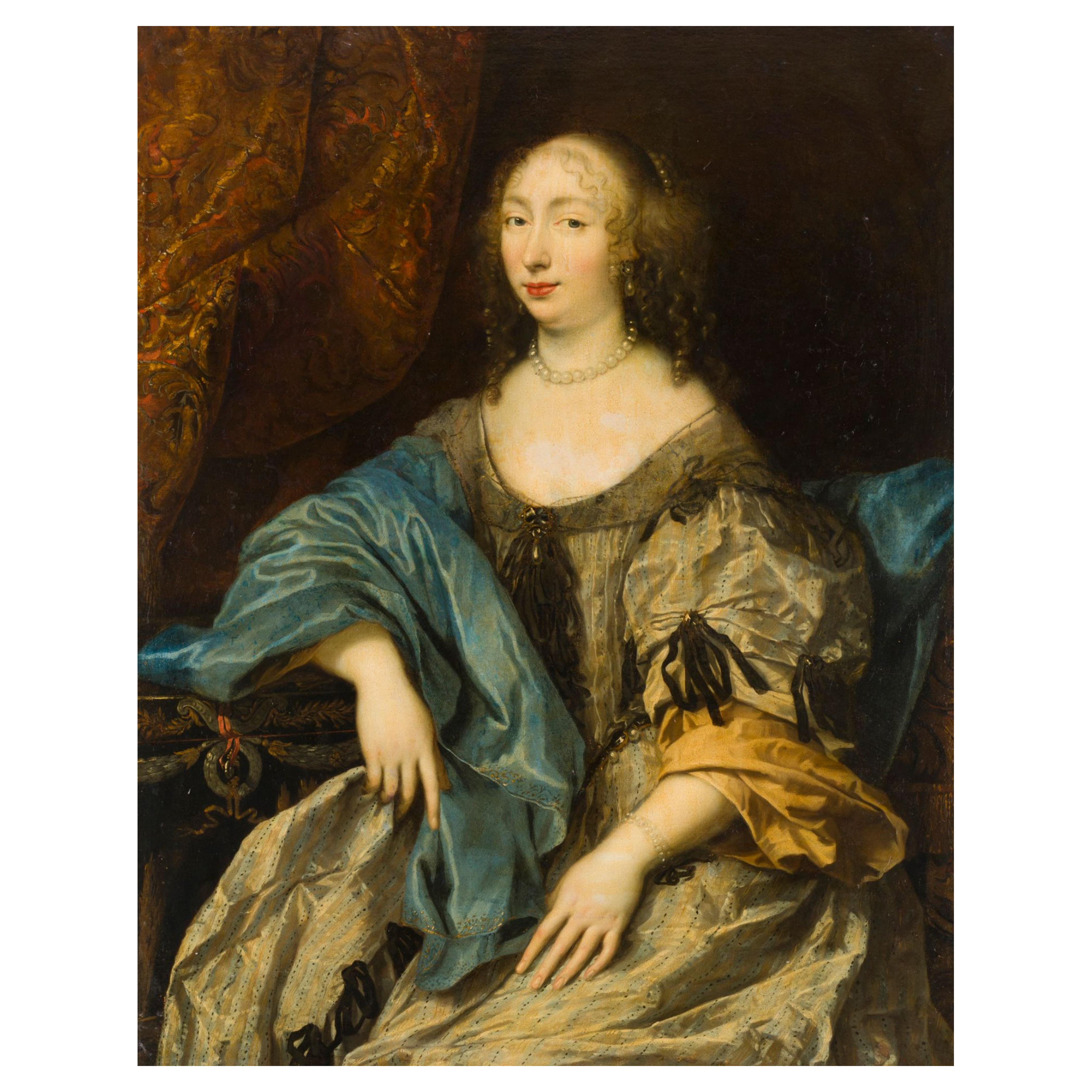 Escuela francesa del siglo XVII, Taller de Jean Nocret "Retrato de mujer" en venta