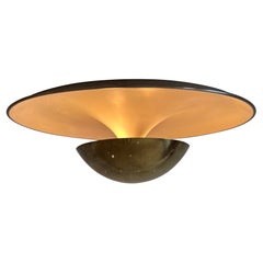 Elegant Mid-Century Ceiling Fixture or Sconce by Bünte & Remmler Germany 1950s