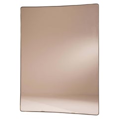 Large brass-framed mirror,  Italy, 1950s