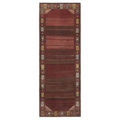 Vintage Shahsavan Persische Kilim Läufer mit Streifen - Rug & Kilim