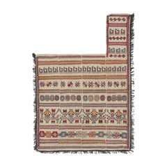 Ancienne couverture de cheval persane à motifs géométriques colorés - Rug & Kilim