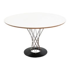 1950 Isamu Noguchi for Knoll Cyclone Dining Table with 48" White Laminate Top
