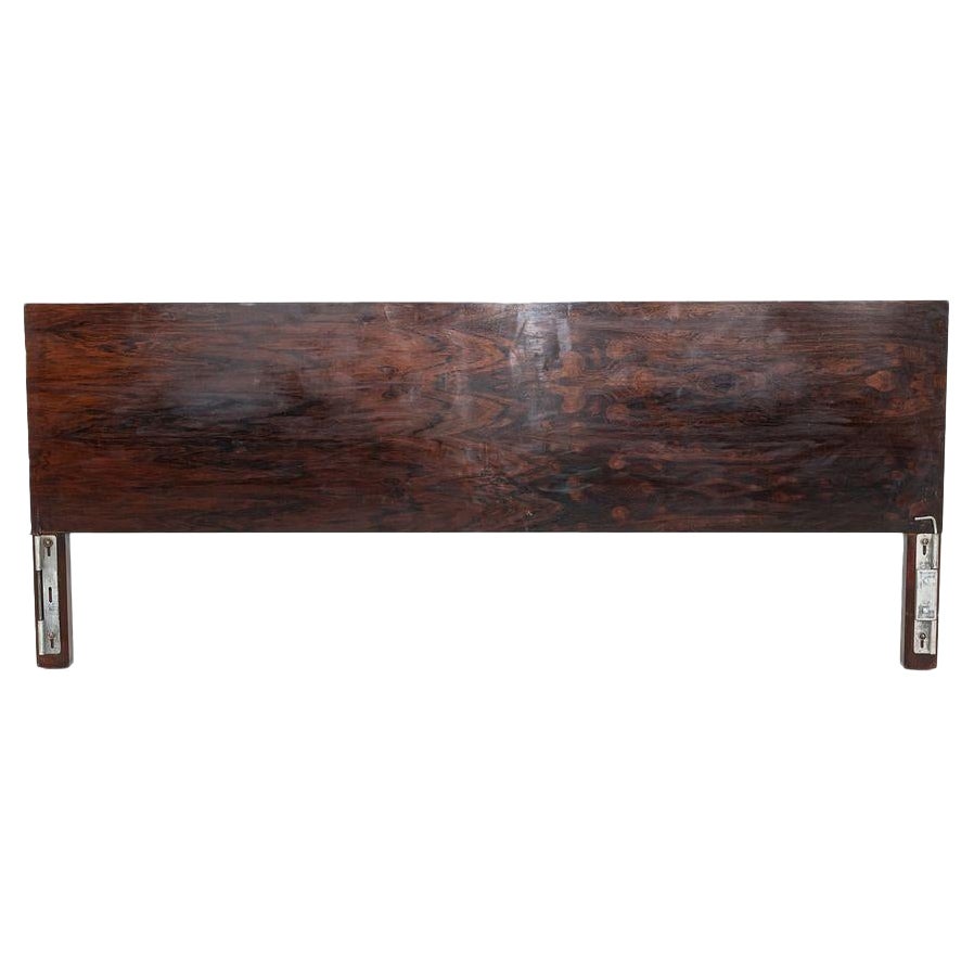 1950 George Nelson for Herman Miller Thin Edge King-Size Headboard in Rosewood (Tête de lit à bord fin en bois de rose) en vente