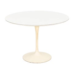 1960 Eero Saarinen Tulip Pedestal Dining Table with 42" Round Top, Model 173F