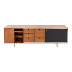 1950s George Nelson for Herman Miller Walnut 80" Credenza