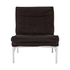 Chaise longue sans bras en tissu Florence Knoll des années 1960