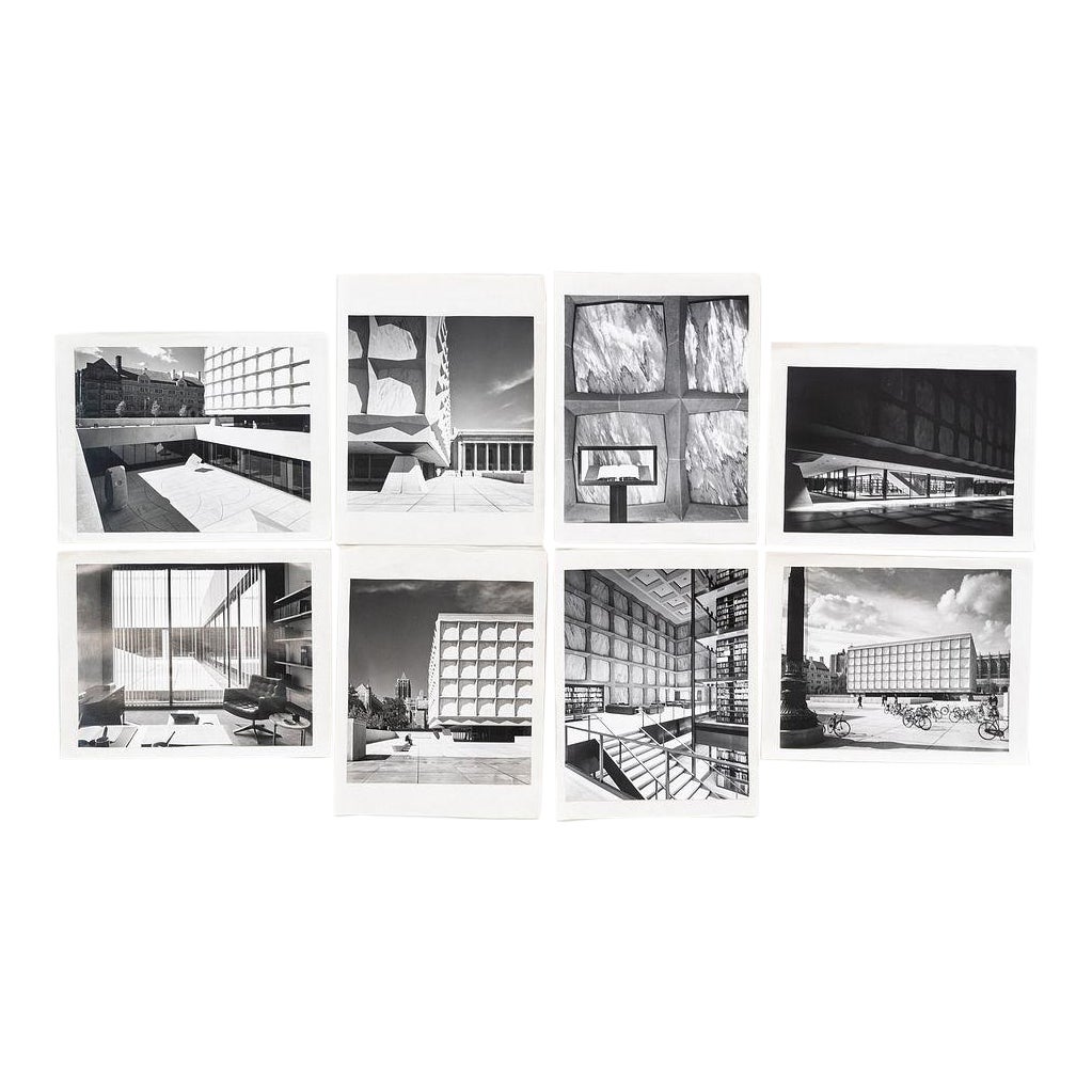 1963 Photographies personnelles d'Ezra Stoller de la bibliothèque Beinecke par Gordon Bunshaft