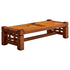 Null Furniture, Coffee Table, Pine, USA, 1970s