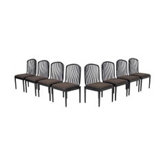 1999 Ensemble de huit chaises de salle à manger sans accoudoirs Davis Allen Exeter avec provenance
