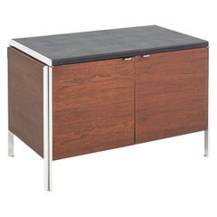 C. 1968 Alexis Yermakov Electa Series 42 inch Cabinet in Walnut with Vinyl Top