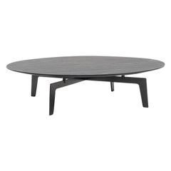 C. 2012 Jean-Marie Massaud para Poliform Mesa baja Tribeca de olmo ebonizado 48