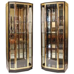 Pair of Henredon Display Cabinets