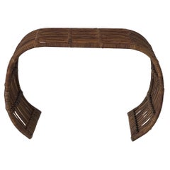 Table basse en bambou moderne du milieu du siècle dernier, 1960, Italie