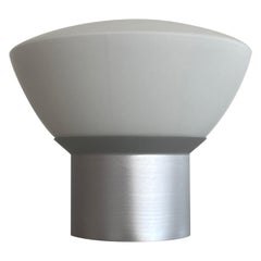 Opal Glas and Metal Deckenlampe by IFÖ, 1960s, Sweden