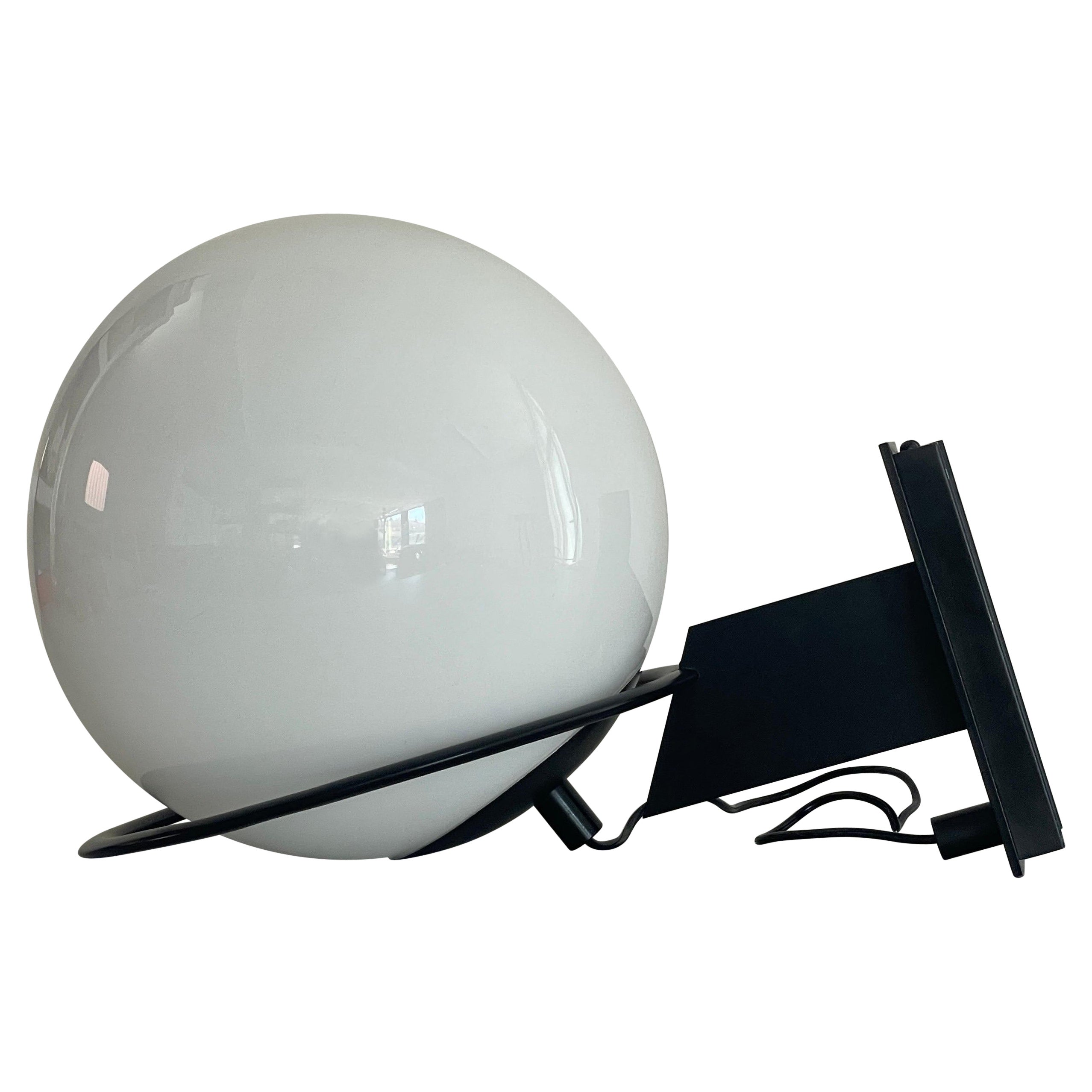 Large Glass Ball Wall Lamp by Candle, 1960s, Italy For Sale