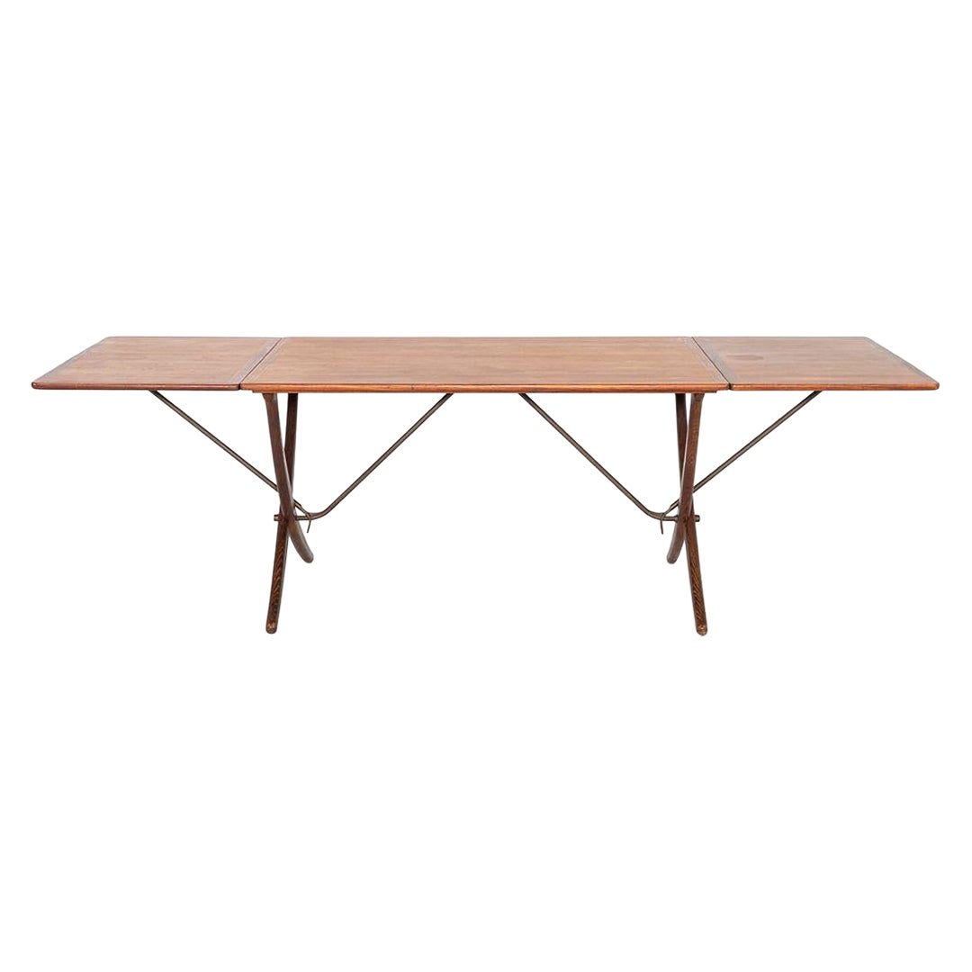 1960s Hans Wegner for Andreas Tuck AT-304 Teak Dining Table en vente