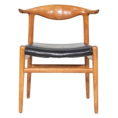 1960s Hans Wegner for Johannes Hansen JH505 Cow Horn Chair