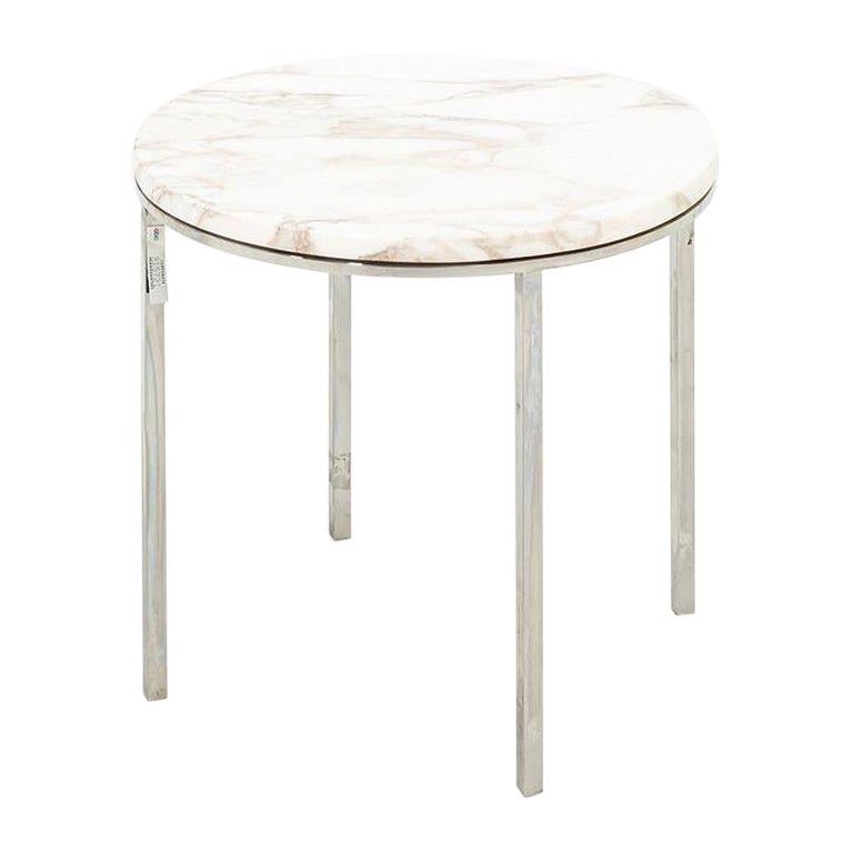 1965 Gordon Bunshaft and Davis Allen for SOM TA-39 Marble and Steel Side Table