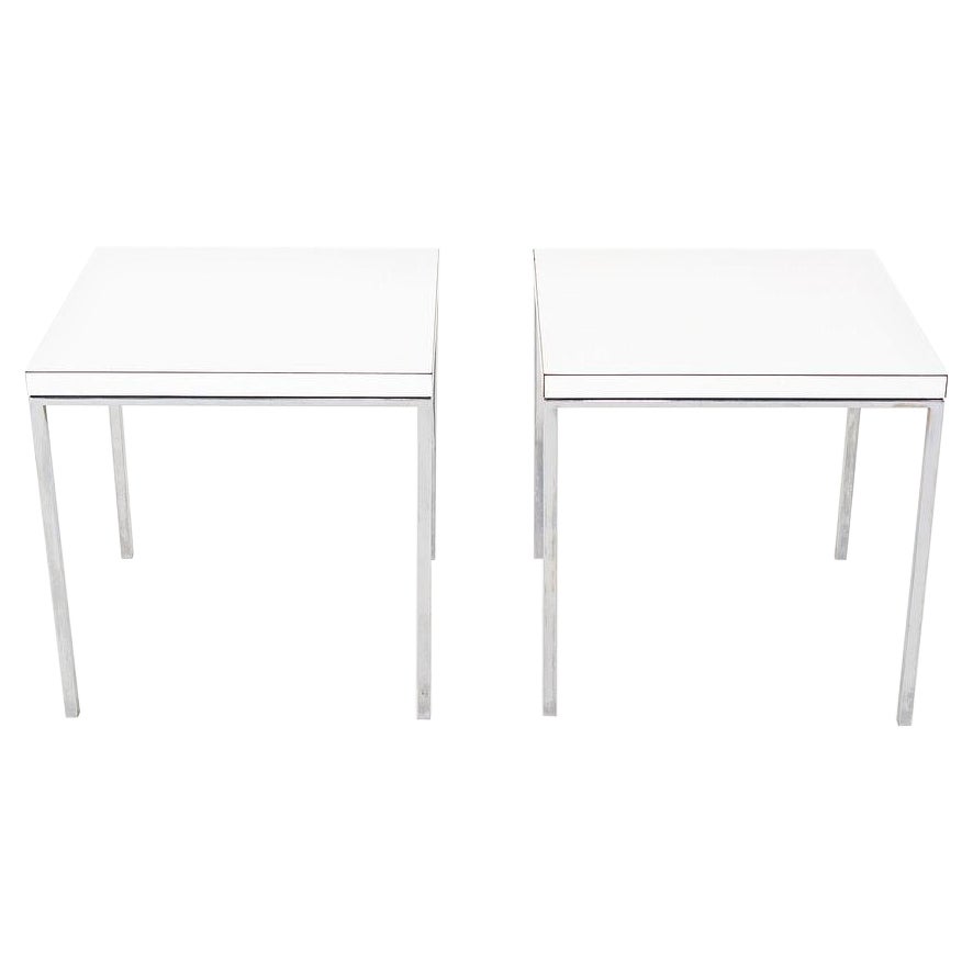 1960s Pair of Gordon Bunshaft and Davis Allen of SOM Side Tables en vente