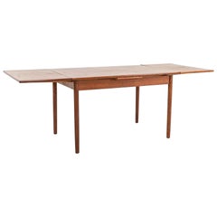 1985 Danish Teak Extension Dining Table in the Ansager Mobler Style