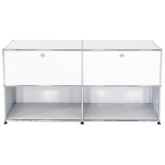 2000s Second Cycle USM Haller Light Grey C2A Credenza 60x14x30"
