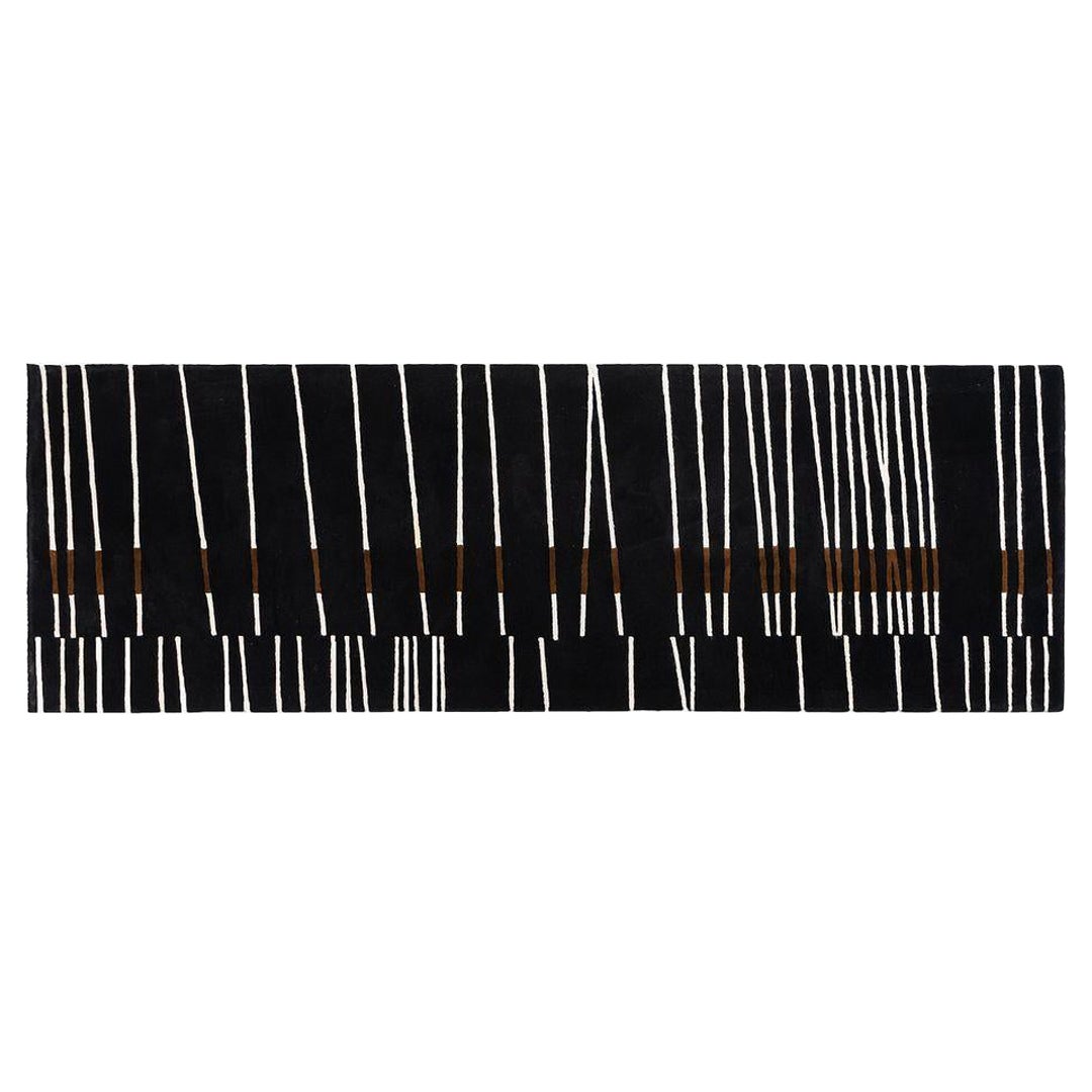 Tappeto 2000 Studio A DellaRobbia Lanzo 3'7" x 11' Lana Nuova Zelanda in vendita